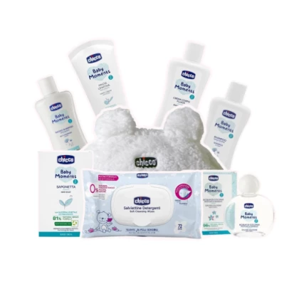 CHICCO COFFRET BABY 7 ARTICLES SAC BLANC