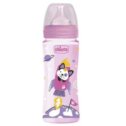 CHICCO BIBERON 330ML ROSE
