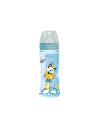 CHICCO BIBERON 330ML BLEU