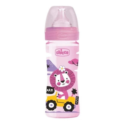 CHICCO BIBERON 250ML ROSE
