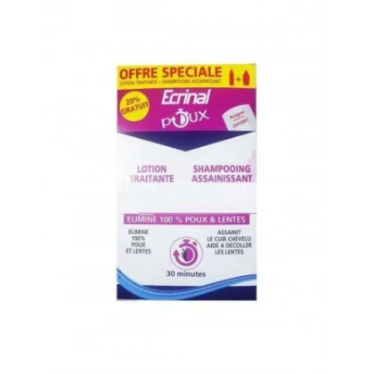 ECRINAL PACK ANTI POUX (LOTION+SHAMP)