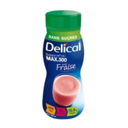DELICAL BOISSON FRAISE SANS SUCRE 200ML