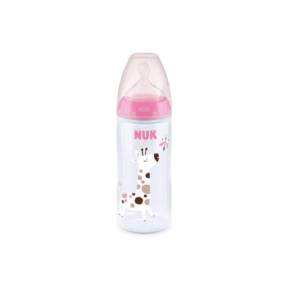 NUK BIBERON FC PLASTIQUE ROSE 0M+ 300ML