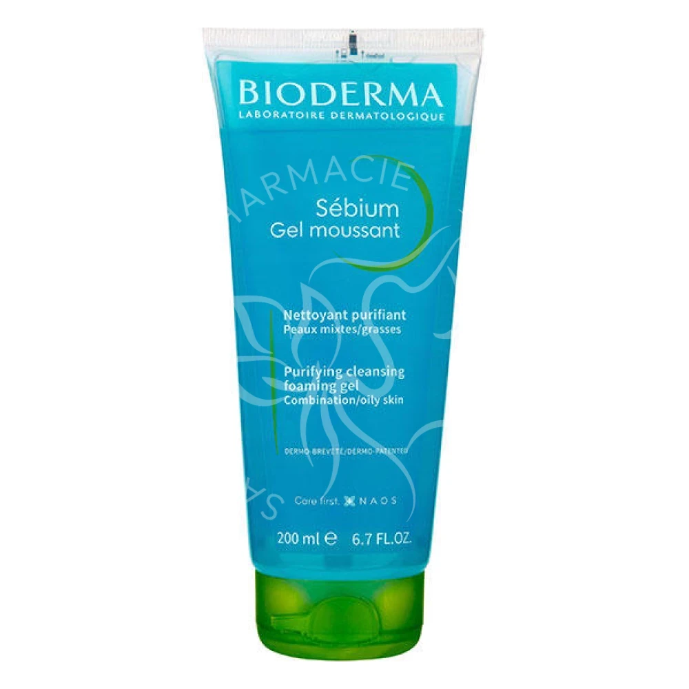 BIODERMA SEBIUM GEL MOUSSANT TUBE 200ML