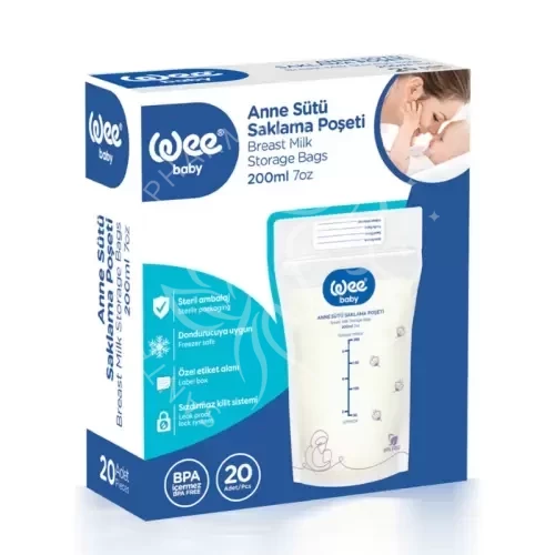 WEE SAC DE STOCKAGE DE LAIT 200 ML  558