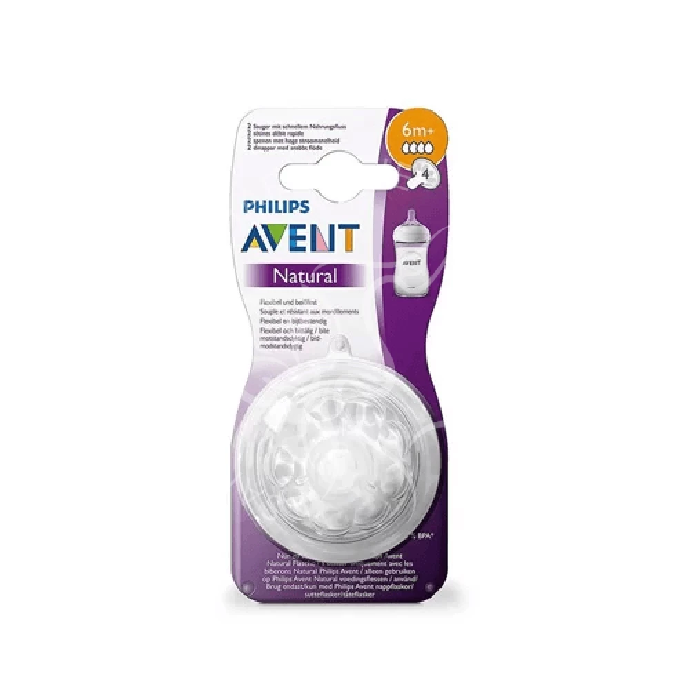AVENT 2 TETINE NATURAL 6M+044/27