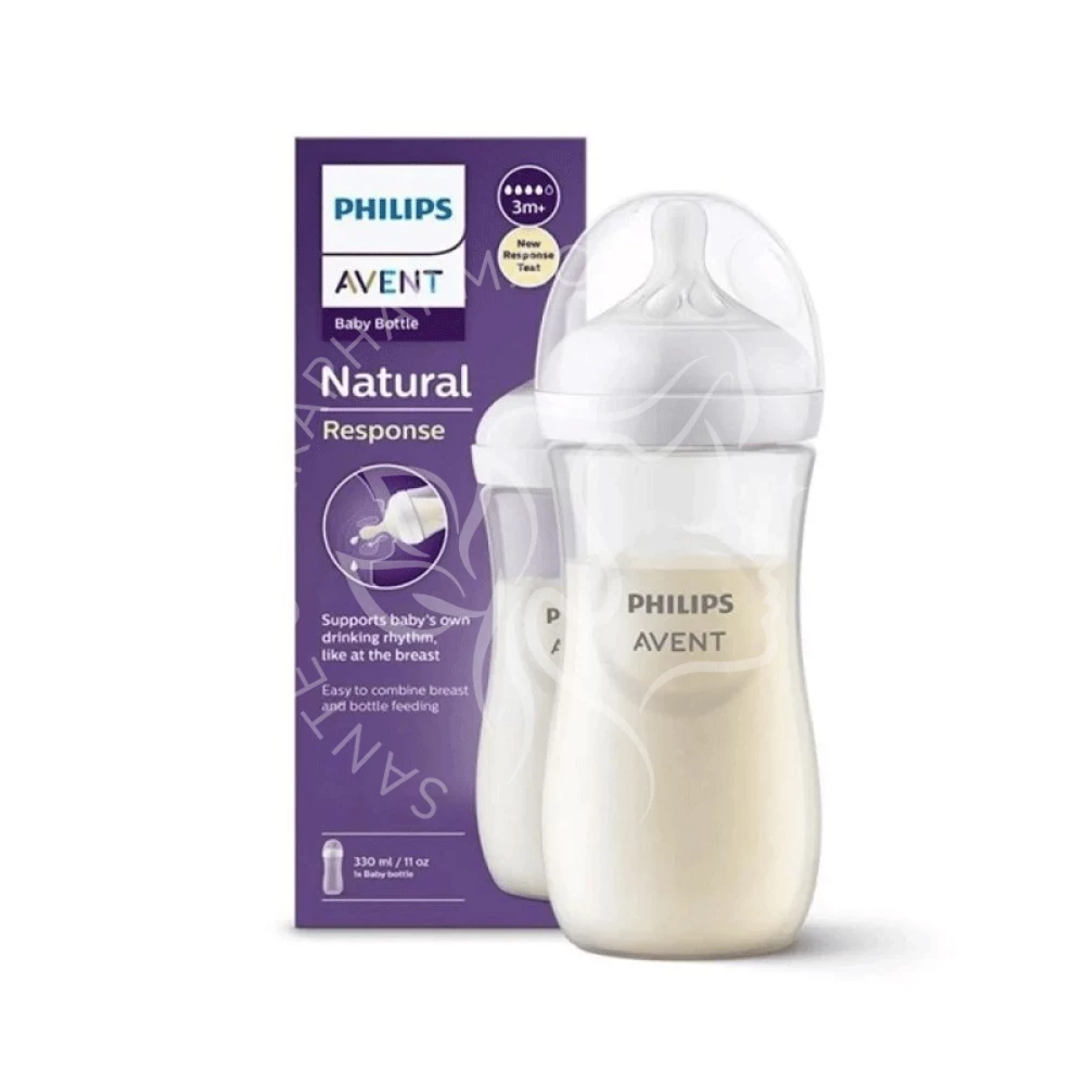 AVENT BIB NAT 330ML 3M+