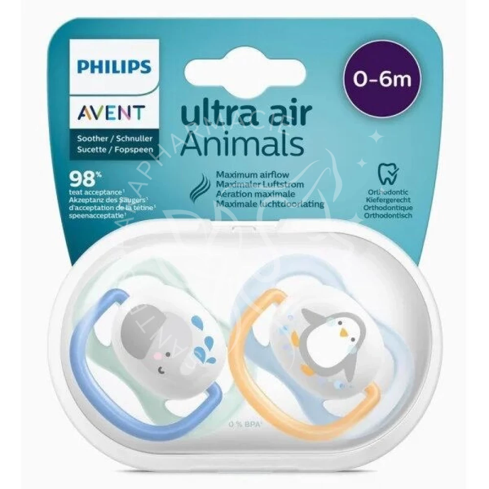 AVENT SUC GARCON COLLECTION ANIMAL 0-6 M