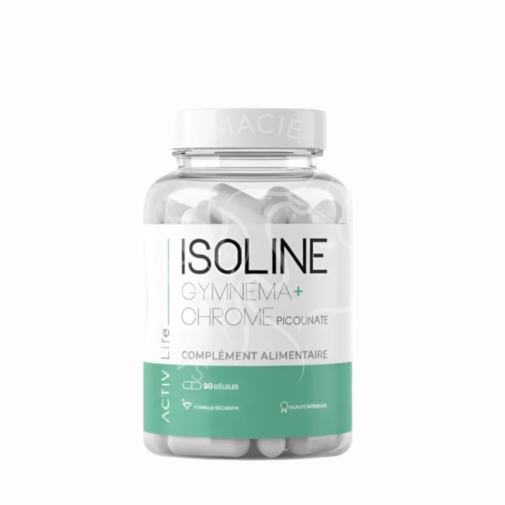 ACTIV LIFE ISOLINE GYMNEMA+CHROME PICOLINATE 90 GELULES