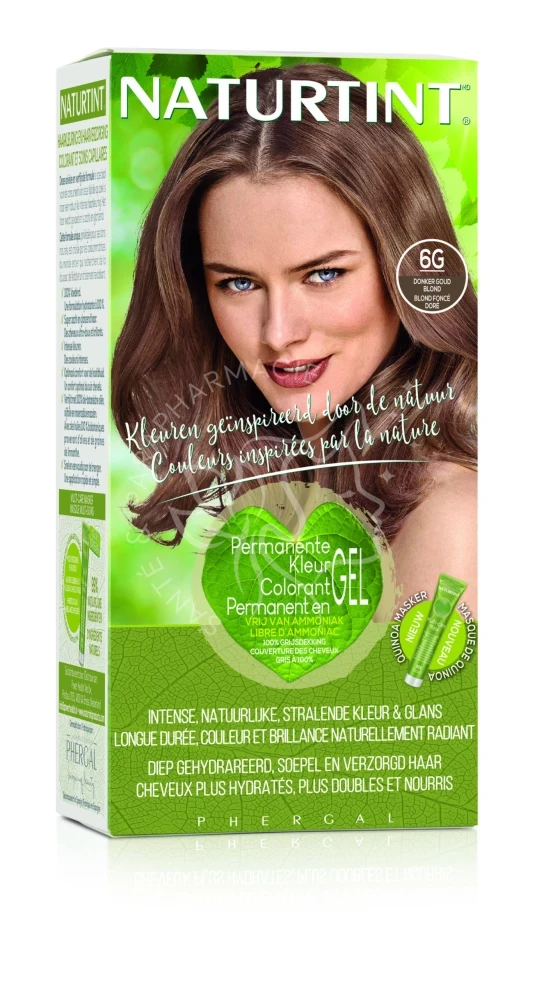 NATURTINT COLORATION 6G CHATAIN FONCE DORE 170ML