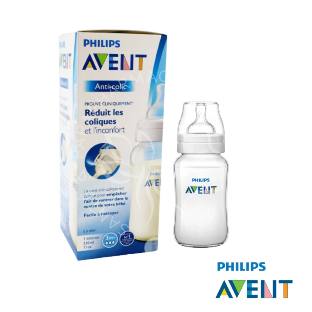 AVENT BIB COLIQUE 330ML 3M+