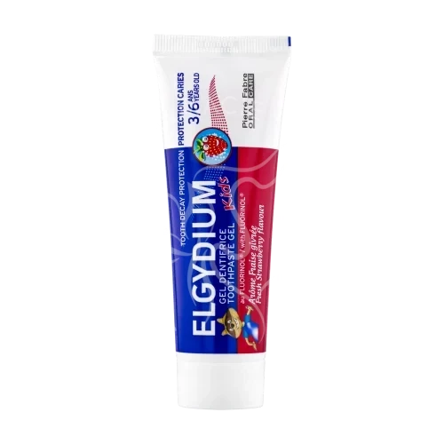 ELGYDIUM  DENTIFRICE KIDS FRAISE GIVREE 50ML