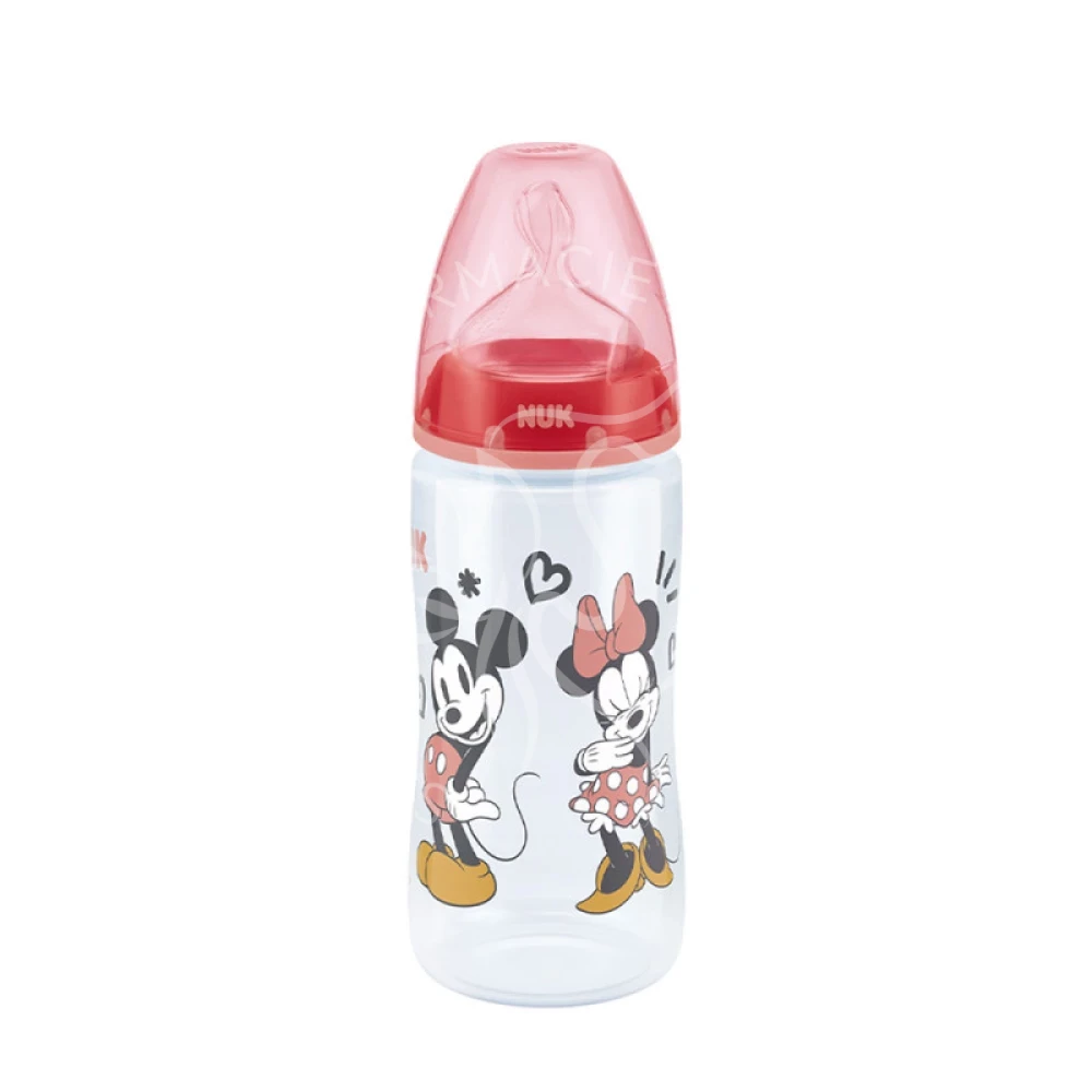 NUK BIBERON FC MICKEY PLASTIQUE 6M+ 300ML