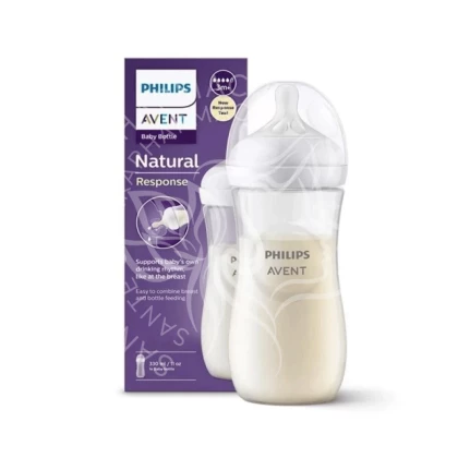 AVENT BIB NAT 330ML 3M+