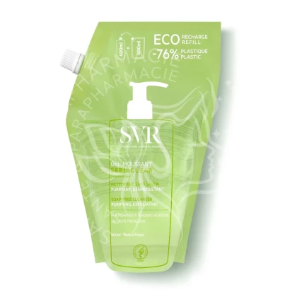 SVR SEBIACLEAR GEL MOUSSANT RECHARGE 400ML
