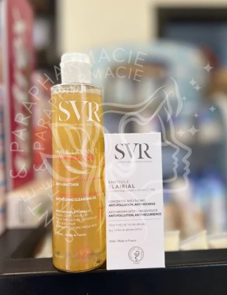 SVR COFFRET CLAIRIAL AMPOULE CONCENTRE ANTI TACHES 30ML +  SVR TOPIALYSE HUILE 200ML