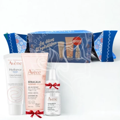 AVENE COFFRET DELICE HYDRATION HYDRANCE RICHE 50ML+GEL XERACALM 100ML(OFFERT)+SERUM HYALURON ACTIV B3 10ML(OFFERT) HYD145
