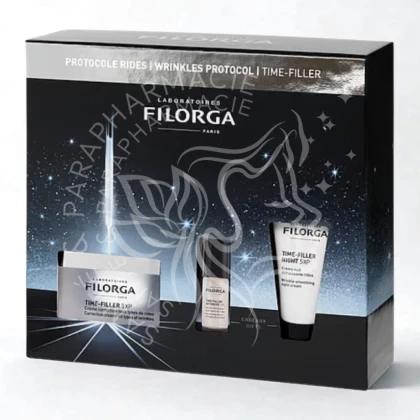 FILORGA TIME FILLER 5XP COFFRET PROTOCOLE RIDES+(GIFTS OFFERT)