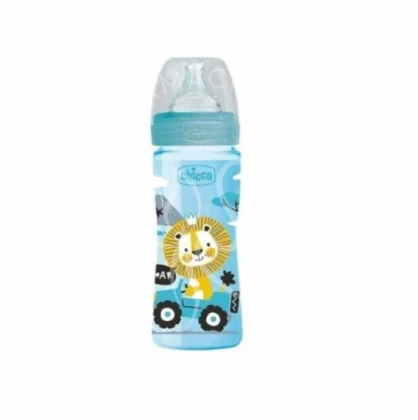 CHICCO BIBERON 250ML BLEU