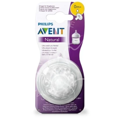 AVENT 2 TETINE NATUREL 0M+ 041/27