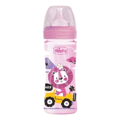 CHICCO BIBERON 250ML ROSE