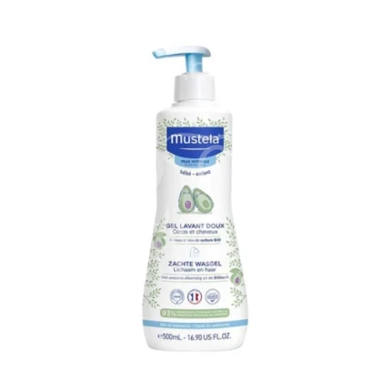 MUSTELA SHAMPOOING GEL 2EN1 500ML NOUVEAU