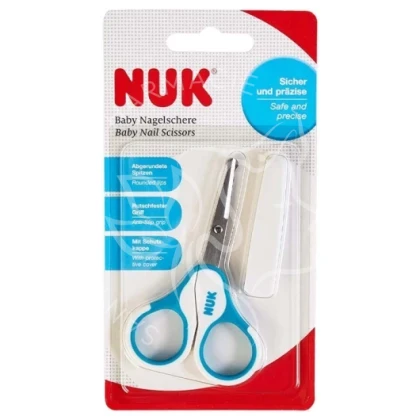 NUK CISEAUX BOUTS RONDS BLEU