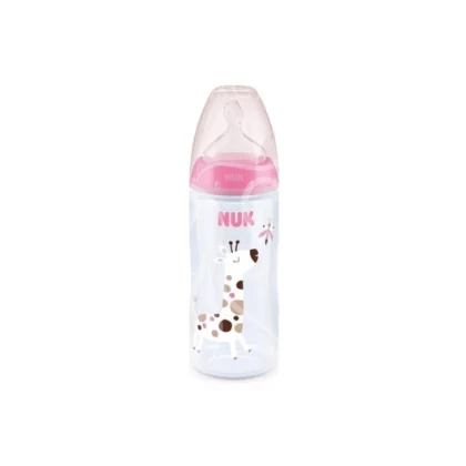 NUK BIBERON FC PLASTIQUE ROSE 0M+ 300ML